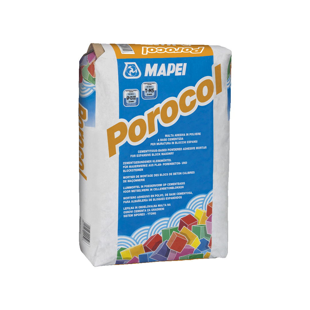 POROCOL GREY 25KG ÇİMENTO ESASLI YAPIŞTIRICI