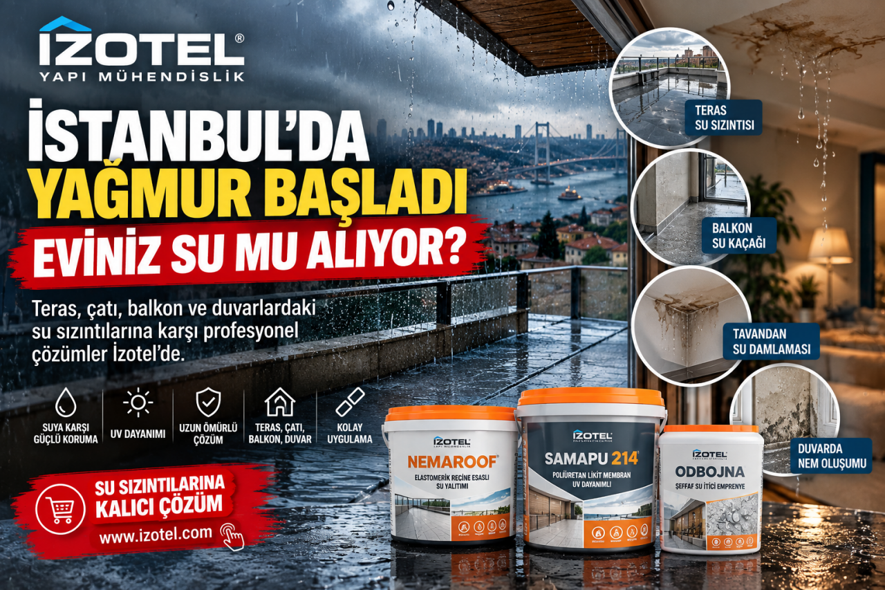 Yağmur Sonrası Su Sızıntısı Nasıl Önlenir?