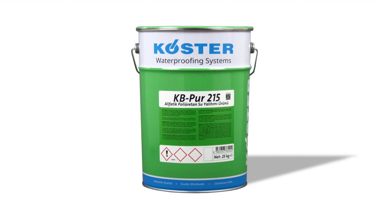 KB-Pur 215 Alifatik Poliüretan Esaslı Su Yalıtımı  GRİ 25 KG AMBALAJ