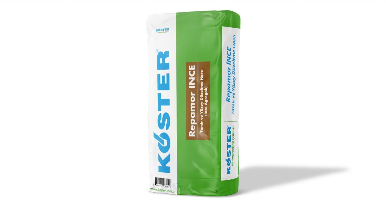 Repamor İNCE Tamir ve Düzeltme Harcı – İnce Agregalı 25KG'LIK AMBALAJ