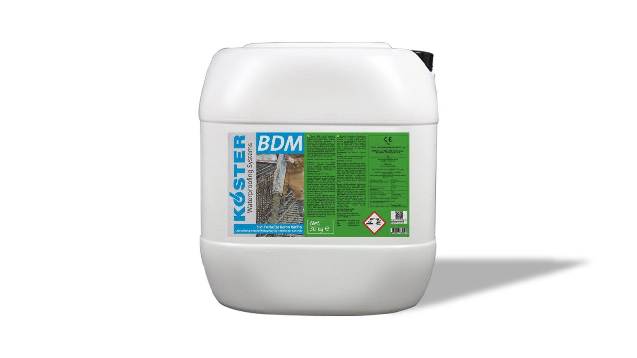 BDM Sıvı Kristalize Beton Katkısı 30 KG AMBALAJ