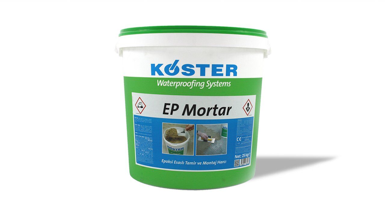 EP Mortar Epoksi Esaslı Tamir ve Montaj Harcı 25KG SET