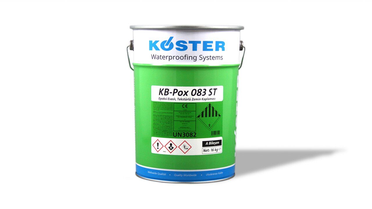 KB-Pox 083 ST Epoksi Esaslı, Tekstürlü Zemin Kaplaması 18KG