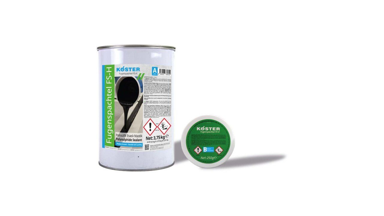 Fugenspachtel FS-H Polisülfit Mastik 2K – Akışkan Kıvamlı 8KG AMBALAJ