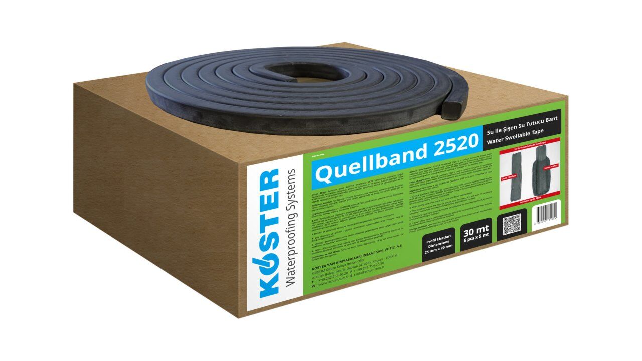 Quellband 2520 Suyla Şişen Su Tutucu Bant 30 MTL
