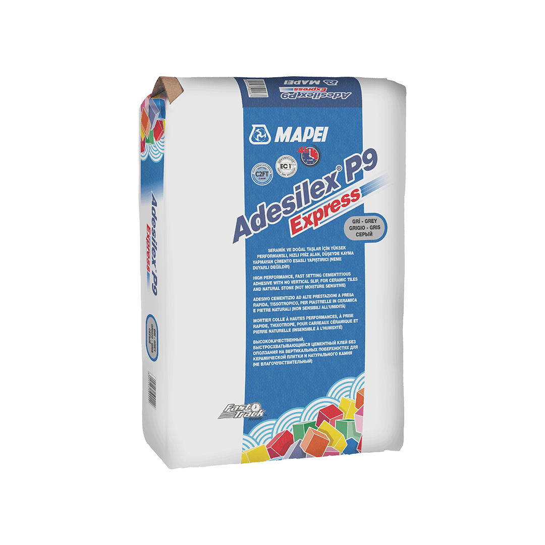 ADESILEX P9 EXPRESS GREY 25KG AMBALAJ DUVARLAR İÇİN FAYANS YAPIŞTIRICI
