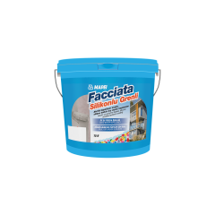 FACCIATA SİLİKONLU GRENLİ WHİTE 25KG Akrilik kopolimer esaslı, silikon katkılı dış cephe kaplaması.