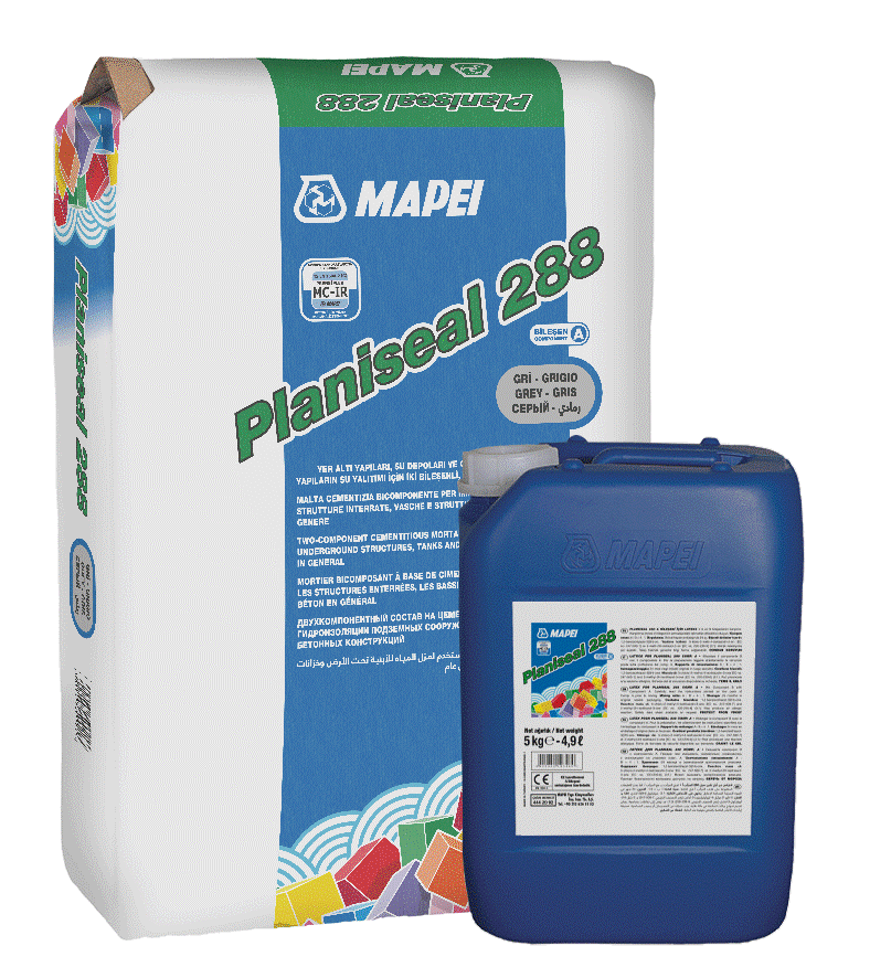 PLANISEAL 288 AMBALAJ 25KG ÇİFT BİLEŞENLİ ÇİMENTO ESASLI YALITIM HARCI