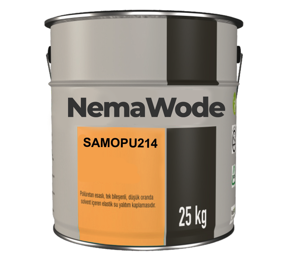 SAMAPU 214 POLİÜRETAN ESASLI GRİ RENK U.V. DAYANIMLI 25KG