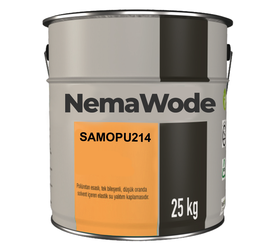 SAMAPU 214 POLİÜRETAN ESASLI GRİ RENK U.V. DAYANIMLI 25KG
