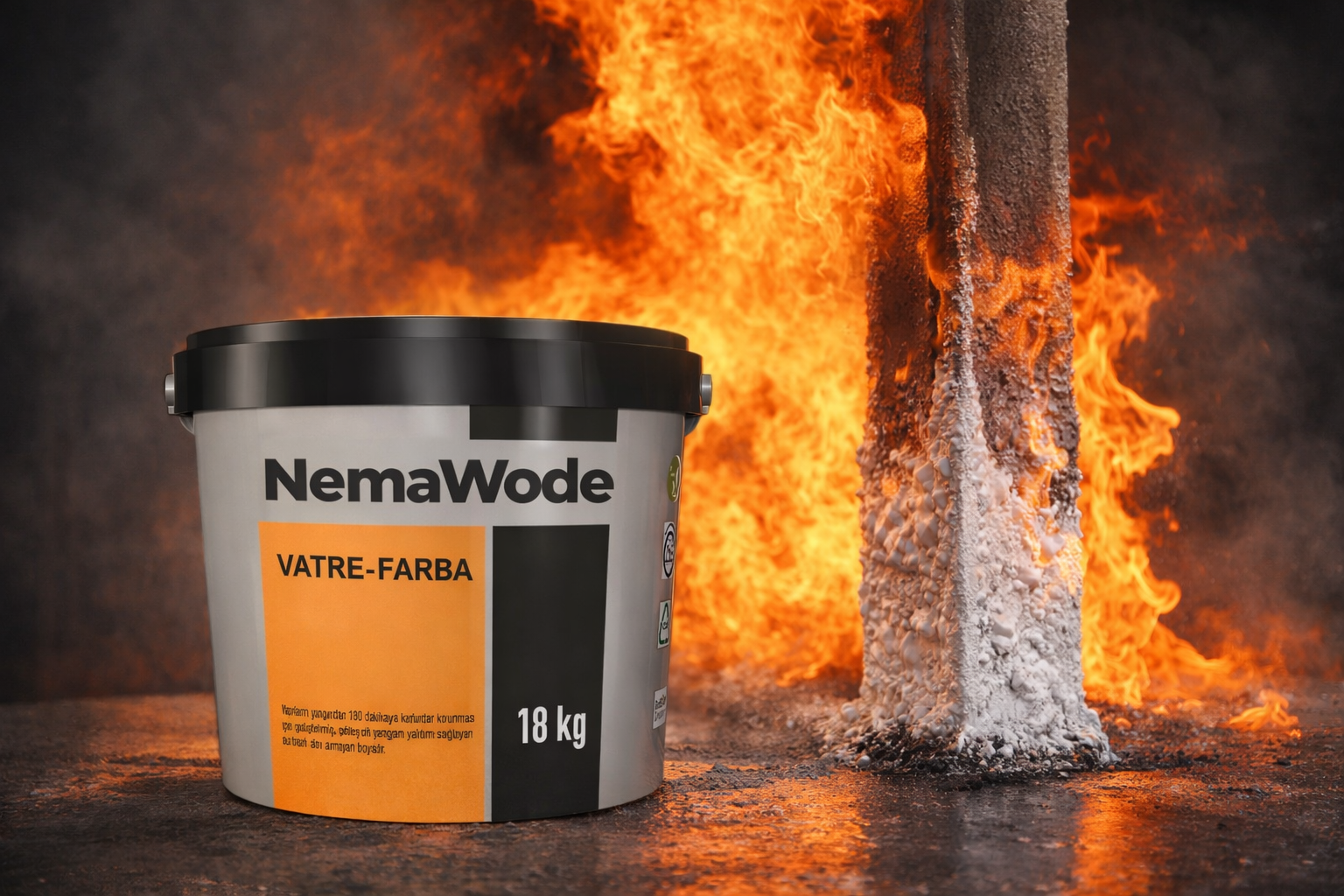 Vatre-Farba Yangın Boyası