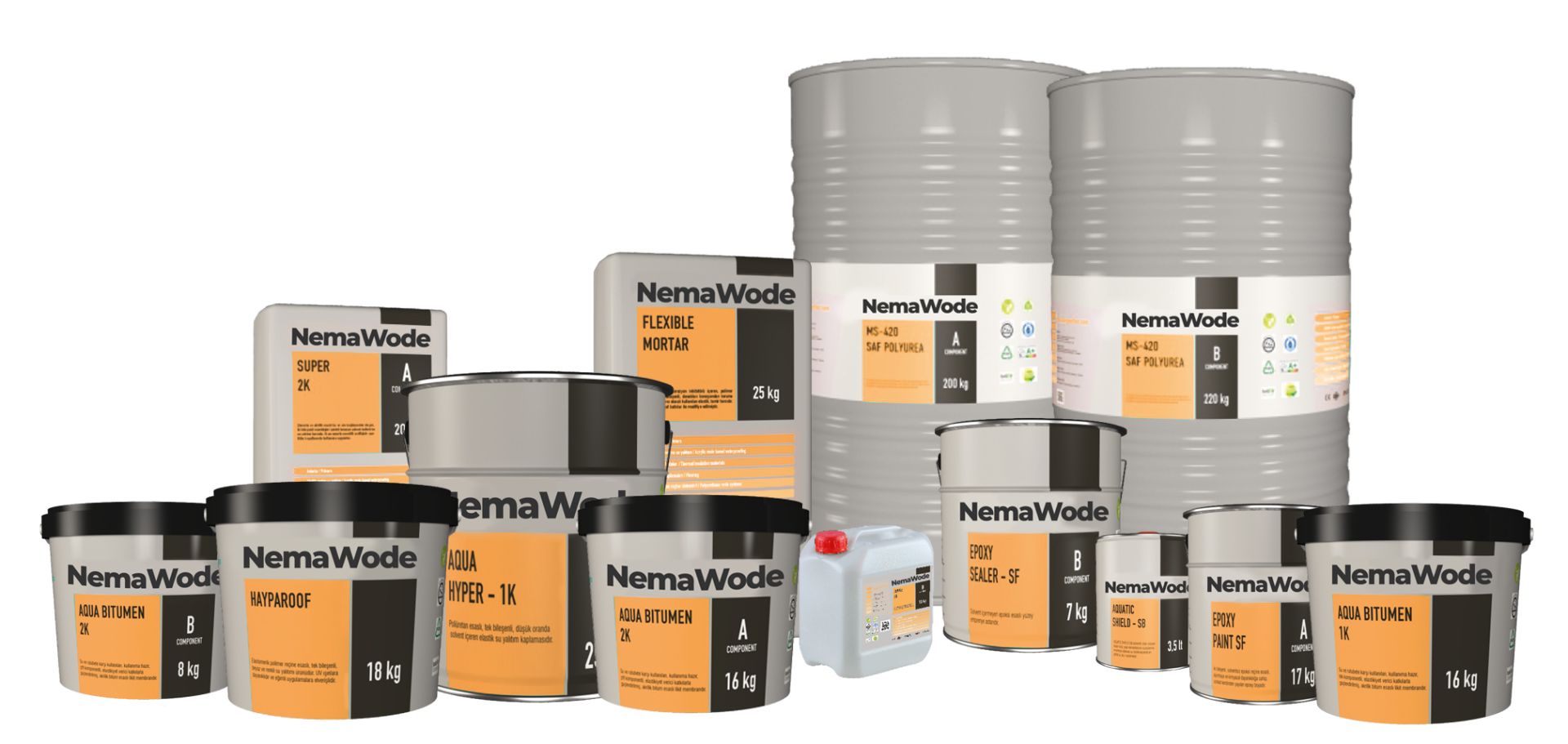 NEMA50 ELASTOMERİK REÇİNE ESASLI FAYANS ALTI SÜRME İZOLASYON 20KG