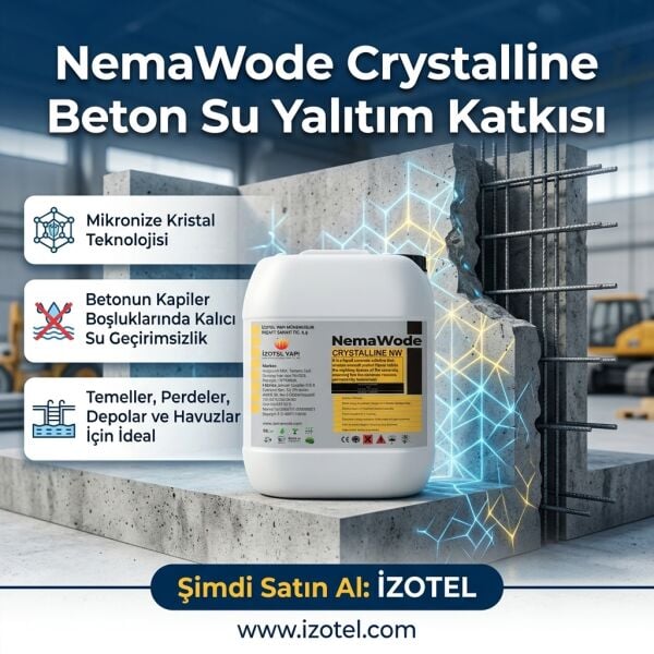 NemaWode Crystalline Beton Su Yalıtım Katkısı