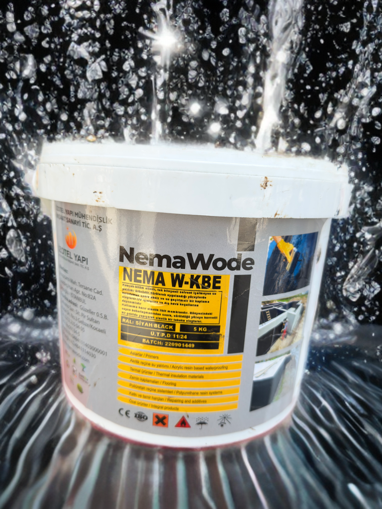 NEMA W-KB U.V. DAYANIMLI KULLANIMA HAZIR BİTÜM ESASLI LİKİT MEMBRAN 5KG