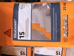 SikaCeram®-15 Beyaz 25 KG Fayans Yapıştırıcı