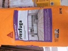 SikaCeram® Flexfuga Çimento esaslı derz dolgu malzemesi 20 KG  Beyaz